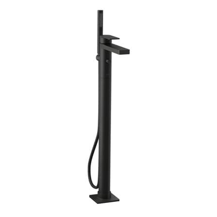 ก๊อกผสมอ่างอาบตั้งพื้น KOHLER K-23492T-4-BL สีดำ_0