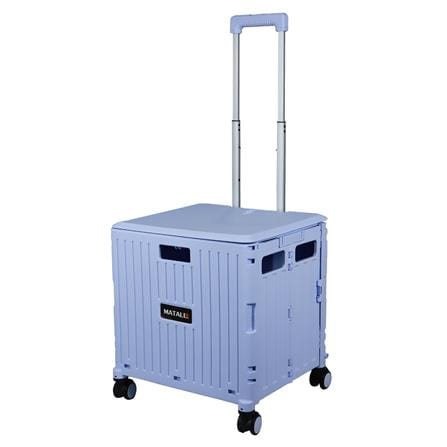 รถเข็นกล่องอเนกประสงค์พับได้ MATALL JRWS-16A 35 กก. สีม่วงอ่อน_0
