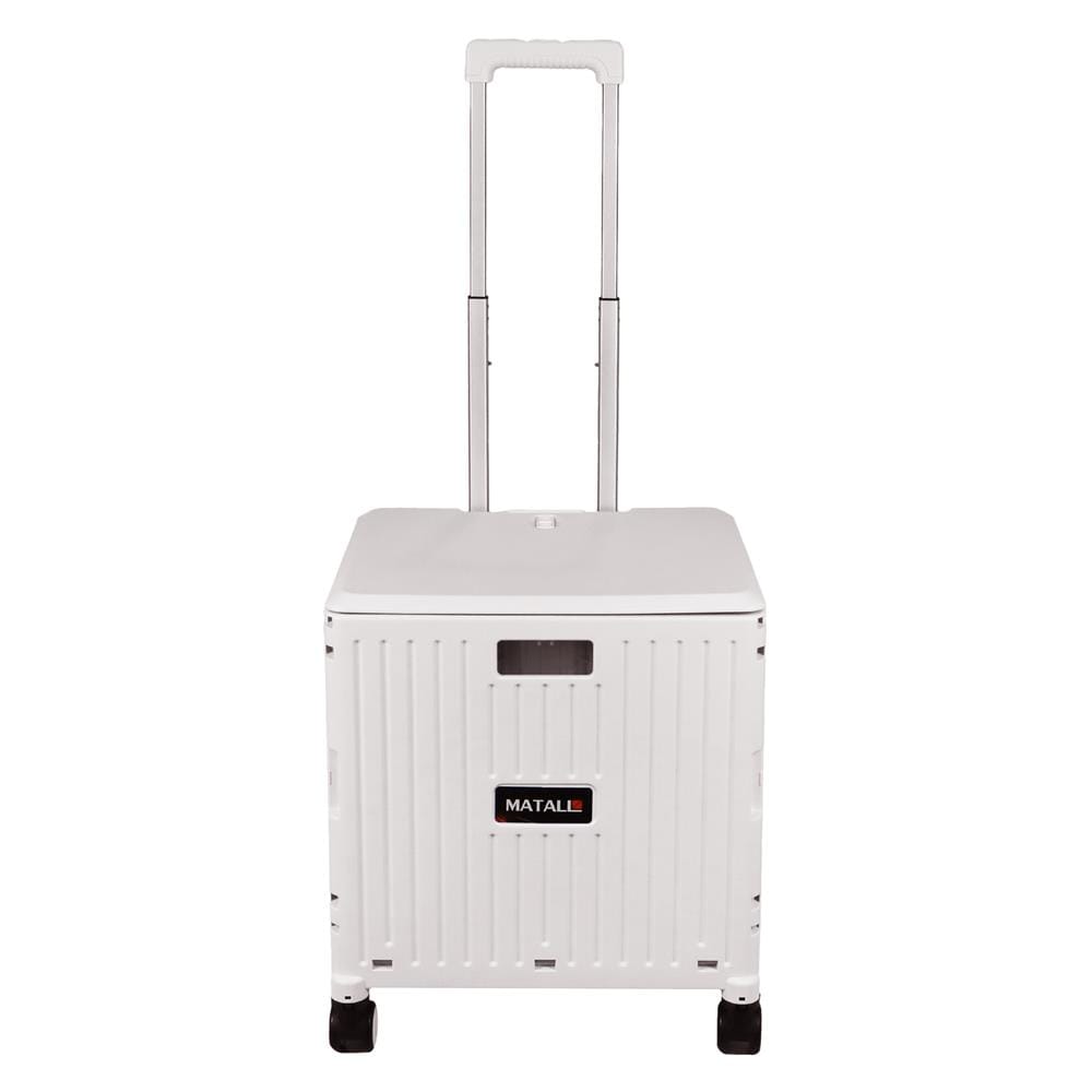 รถเข็นกล่องอเนกประสงค์พับได้ MATALL JRWS-16A 35 กก. สีเบจ