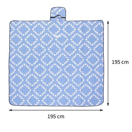 แผ่นอเนกประสงค์ HOME LIVING STYLE BRIX 195X195 ซม. สีฟ้า_14