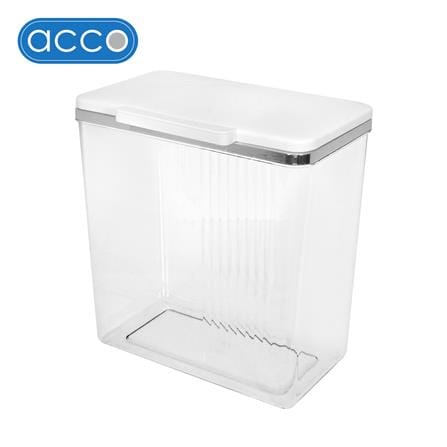 ถังขยะพร้อมที่แขวน ACCO KLEAR 9 ลิตร สีใส_0