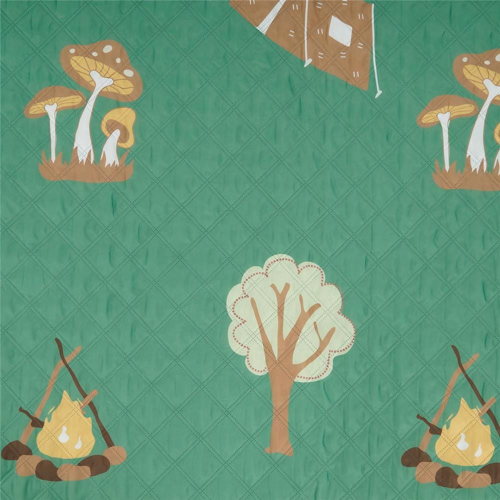 แผ่นอเนกประสงค์ HOME LIVING STYLE CAMP 195X195 ซม. สีเขียว