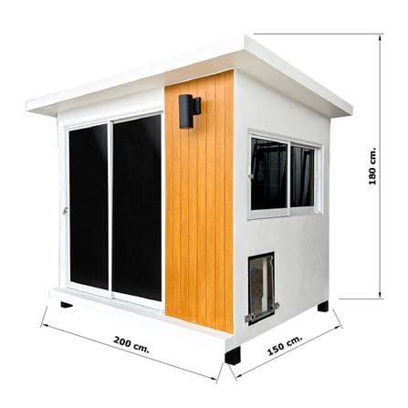 บ้านหมา บ้านแมว T.C. DOGHOUSE 10 MODERN 150X200X180 ซม._5