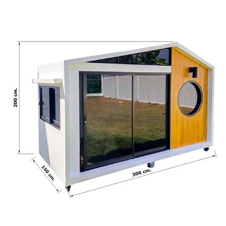 บ้านหมา บ้านแมว T.C. DOGHOUSE 11 NORDIC 150X300X200 ซม._5