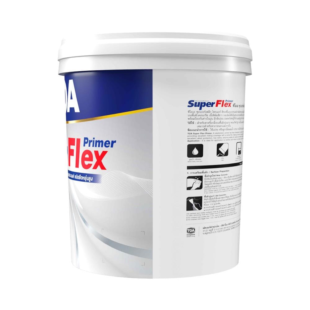 สีรองพื้นอเนกประสงค์ TOA SUPER FLEX 18 ลิตร