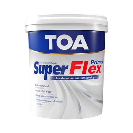 สีรองพื้นอเนกประสงค์ TOA SUPER FLEX 18 ลิตร_0