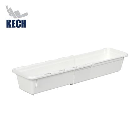 กล่องเก็บของในลิ้นชักปรับขนาดได้ KECH BEFIT SIZE M สีขาว_1