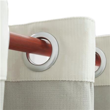 ผ้าม่าน EYELET BENETTA GANESH UV 270X220 ซม. สีครีม_4