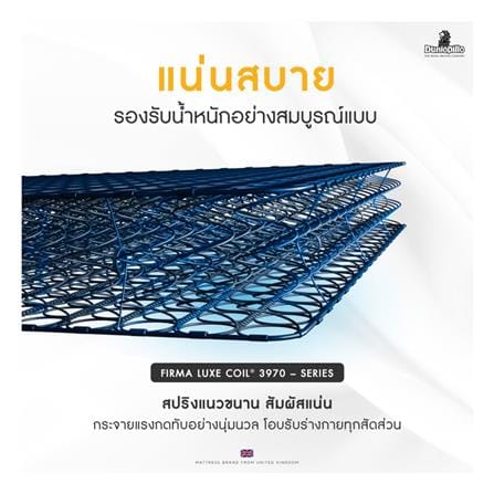 ที่นอนสปริง 3.5 ฟุต DUNLOPILLO รุ่น MILADA_9