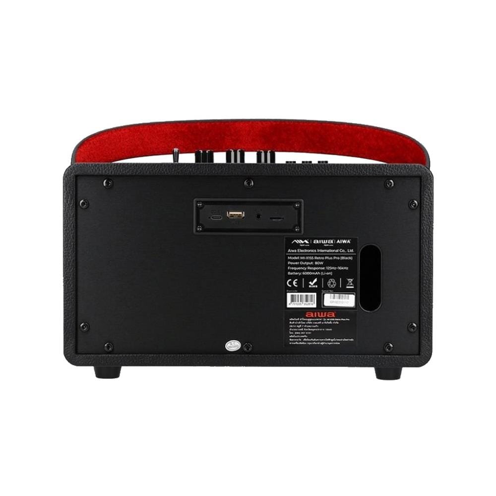 ลำโพงบลูทูธ AIWA RETRO PLUS PRO MI-X155 สีดำ
