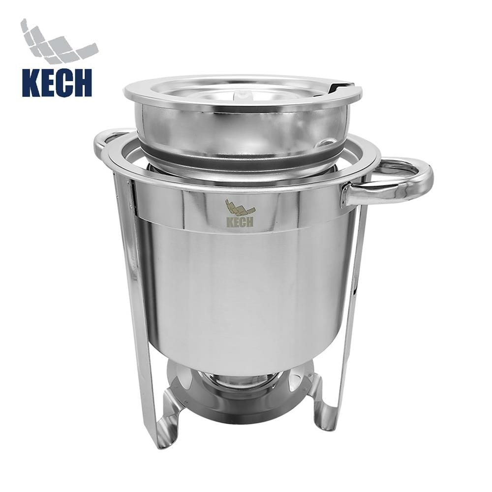 ชุดหม้ออุ่นซุปกลมพร้อมขาตั้ง 4 ลิตร KECH