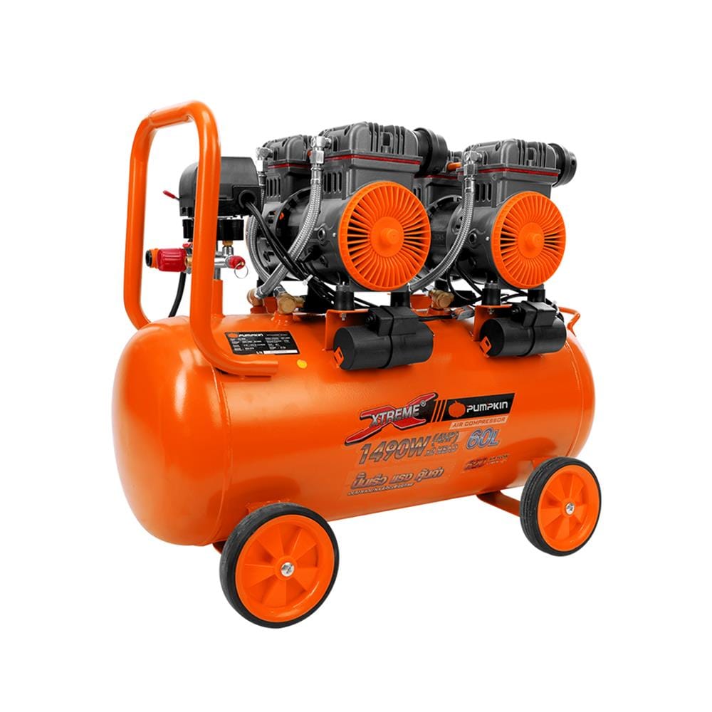ปั๊มลม OIL FREE PUMPKIN PTT-X4HP60 4 แรงม้า 60 ลิตร