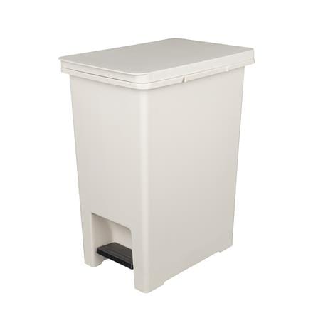 ถังขยะเหยียบเหลี่ยม SEAGULL 20 ลิตร สีเบจ_0