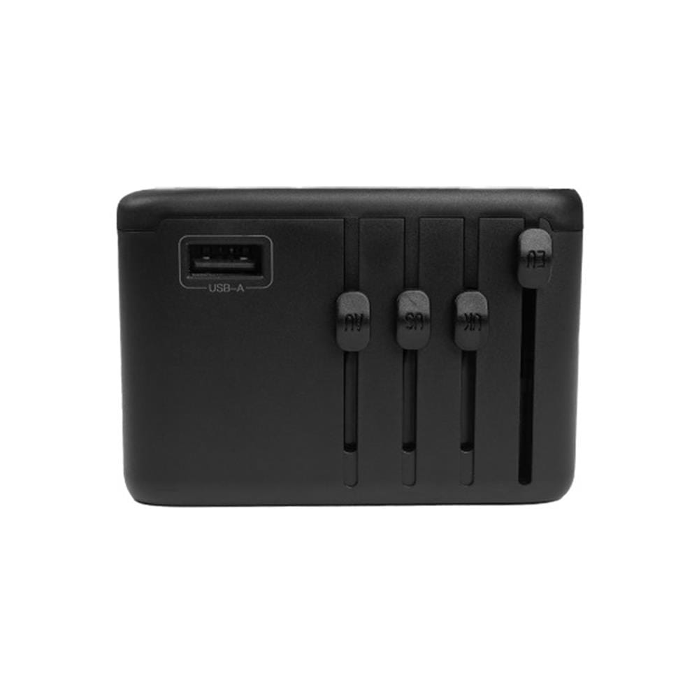 ปลั๊กแปลง 4 IN 1 UNIVERSAL 1 USB 4 TYPE C MOOV TA06 สีดำ