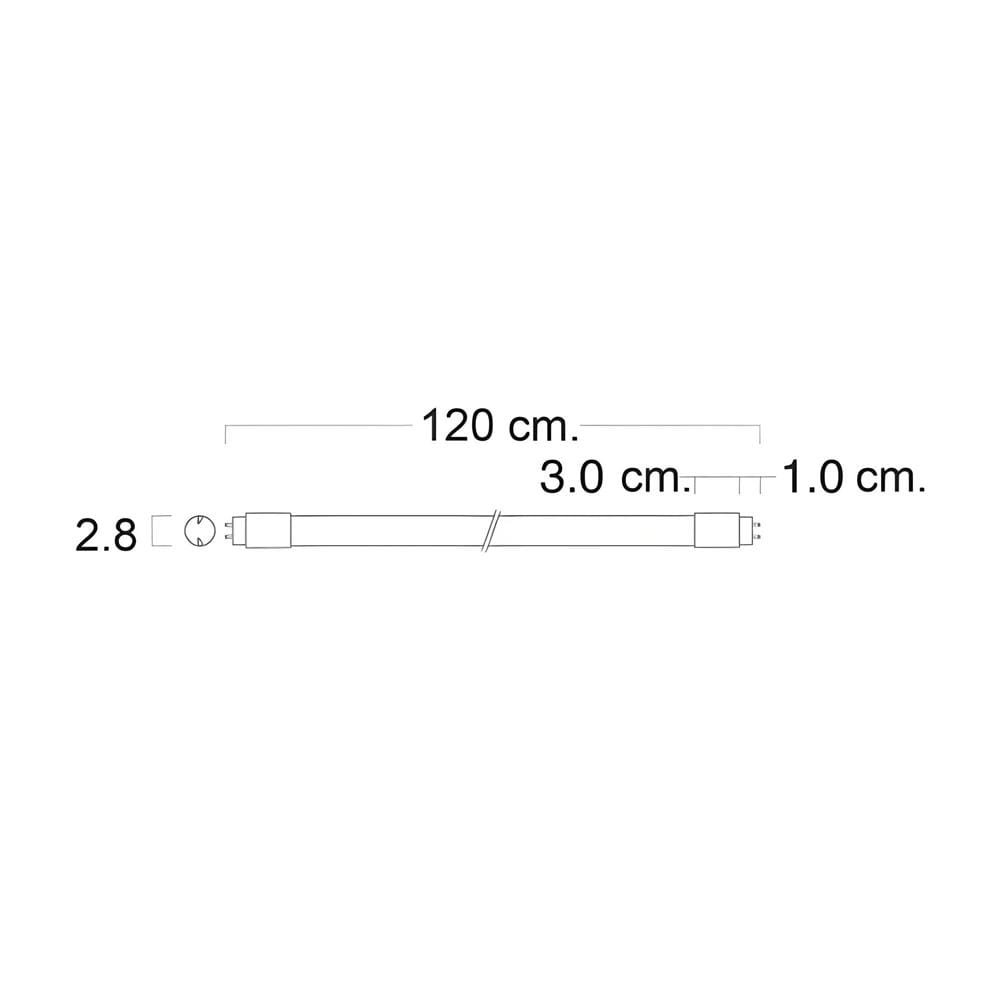 หลอด LED L&E T8 PREMIUM DE 14 วัตต์ DAYLIGHT G13