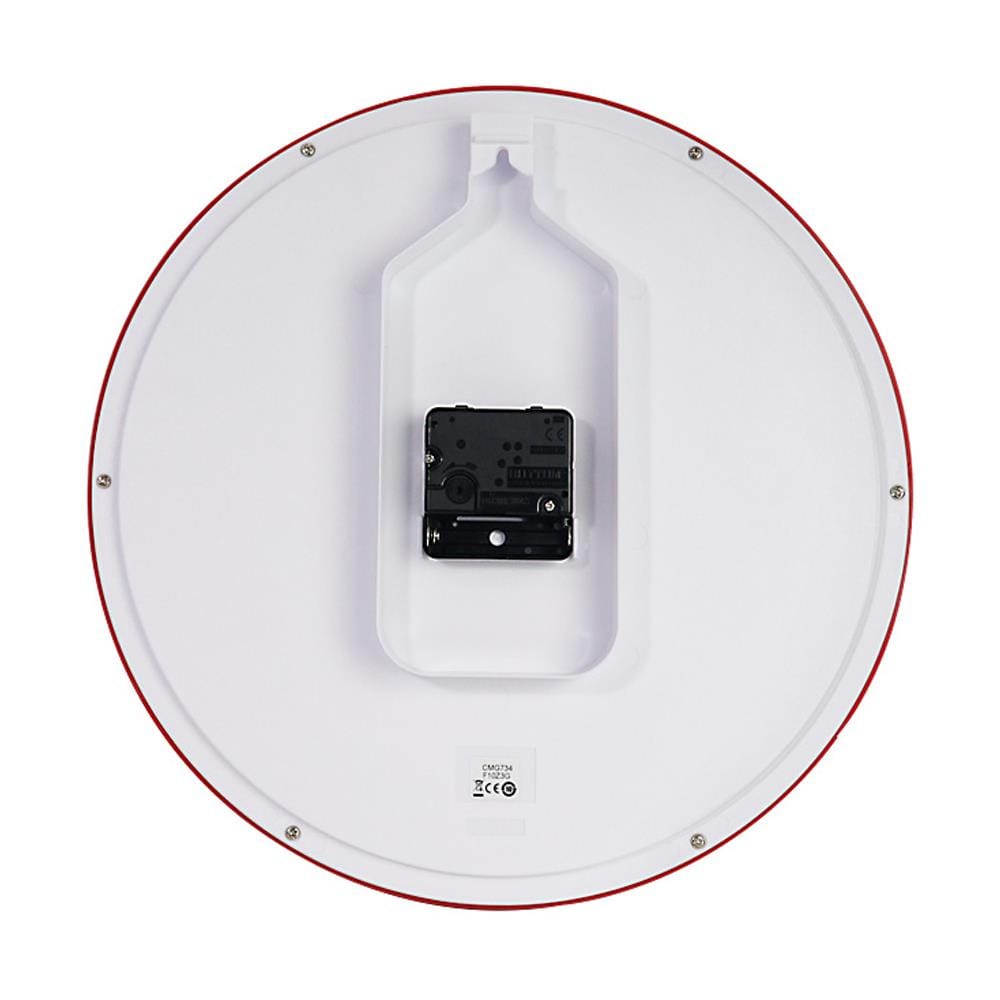 นาฬิกาแขวน RHYTHM CMG734NR01 12.5 นิ้ว สีแดง