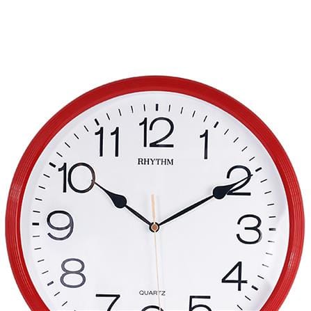นาฬิกาแขวน RHYTHM CMG734NR01 12.5 นิ้ว สีแดง_1