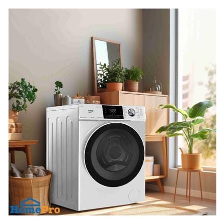 เครื่องซักอบผ้าฝาหน้า BEKO WDW117P1W 11/7 1400RPM อินเวอร์เตอร์ สีขาว_4