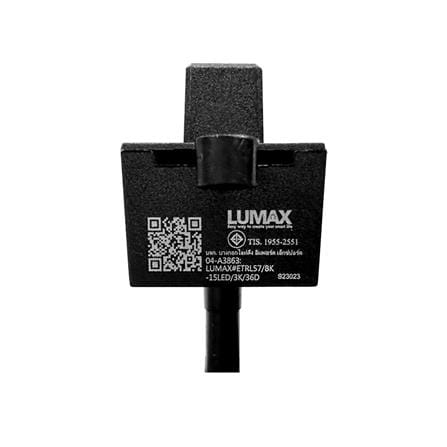 แทรคไลท์ LED LUMAX 04-A3863 15 วัตต์ WARM WHITE สีดำ_6