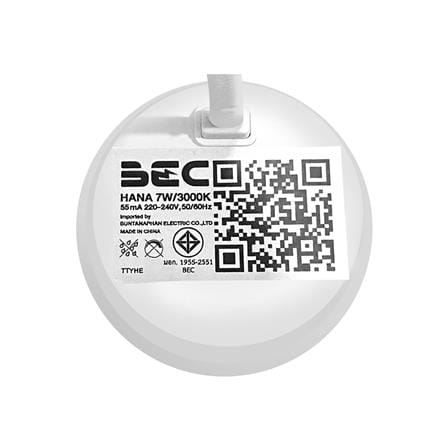 หลอด LED BEC MR16 HANA 7 วัตต์ WARM WHITE_5