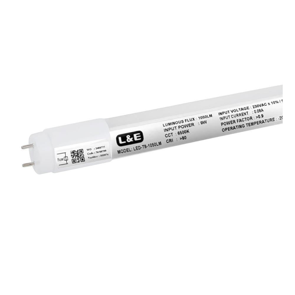 หลอด LED สั้น L&E T8 STD SE 9 วัตต์ DAYLIGHT G13