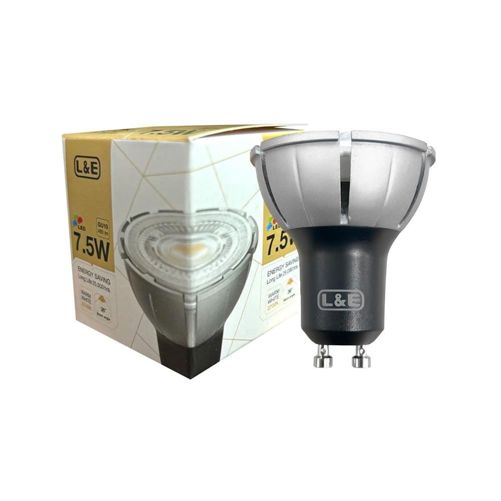 หลอด LED L&E MR16/PAR 927 36D 7.5 วัตต์ WARM WHITE GU10