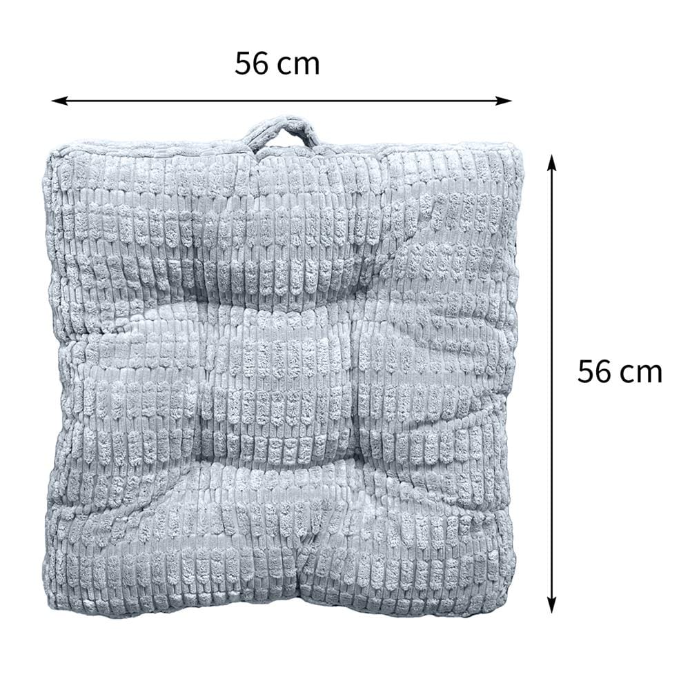 เบาะรองนั่ง HOME LIVING STYLE LOOM 22X22 นิ้ว สีเทา
