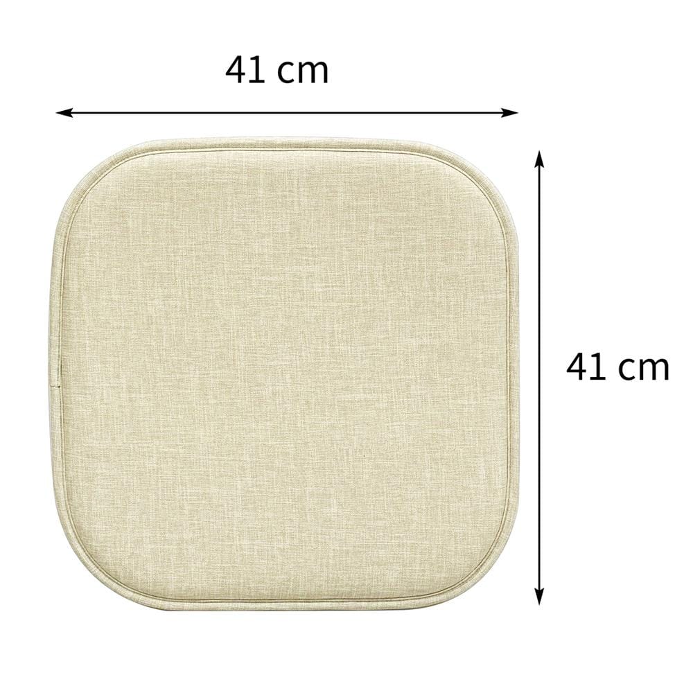 เบาะรองนั่ง HOME LIVING STYLE HAGI 16X16 นิ้ว สีครีม แพ็ก 2 ชิ้น