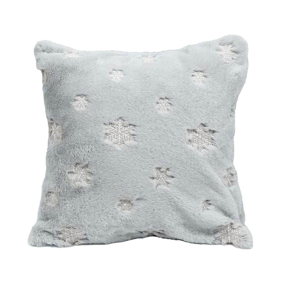 หมอนอิง HOME LIVING STYLE MERRY-SNOW 18X18 นิ้ว สีเทา_1