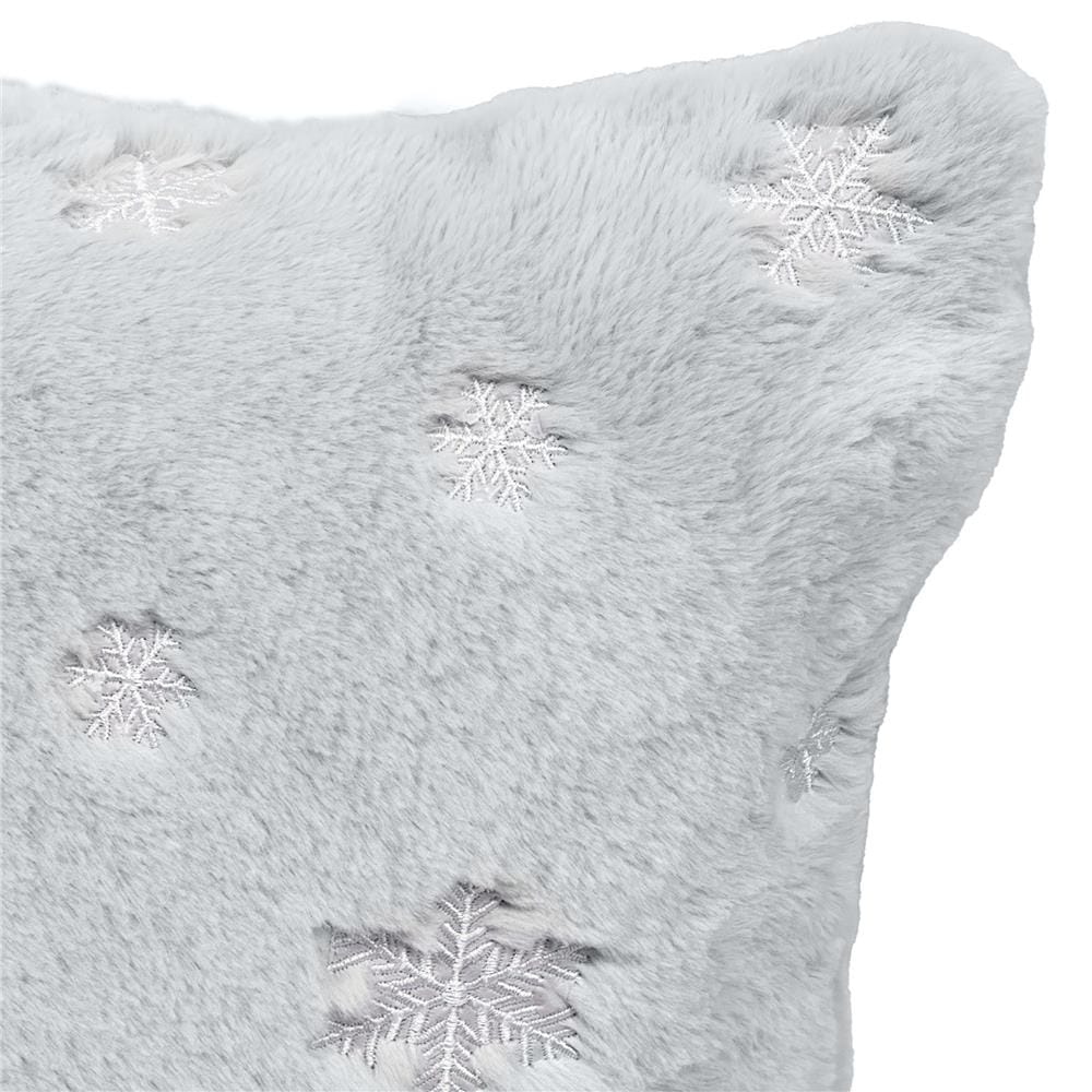 หมอนอิง HOME LIVING STYLE MERRY-SNOW 18X18 นิ้ว สีเทา