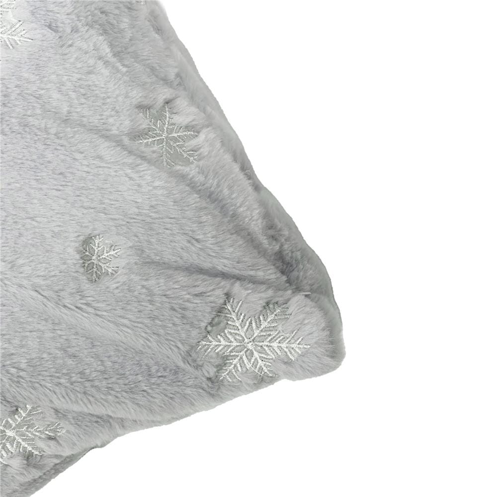 หมอนอิง HOME LIVING STYLE MERRY-SNOW 18X18 นิ้ว สีเทา