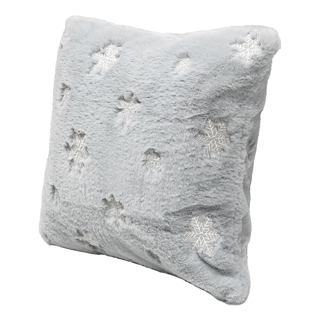 หมอนอิง HOME LIVING STYLE MERRY-SNOW 18X18 นิ้ว สีเทา