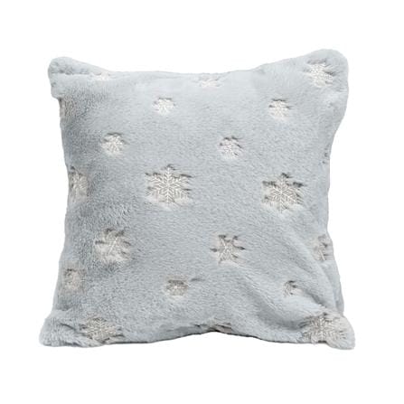 หมอนอิง HOME LIVING STYLE MERRY-SNOW 18X18 นิ้ว สีเทา_0
