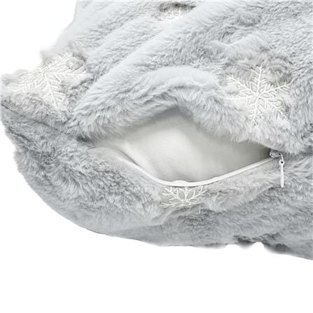 หมอนอิง HOME LIVING STYLE MERRY-SNOW 18X18 นิ้ว สีเทา_3