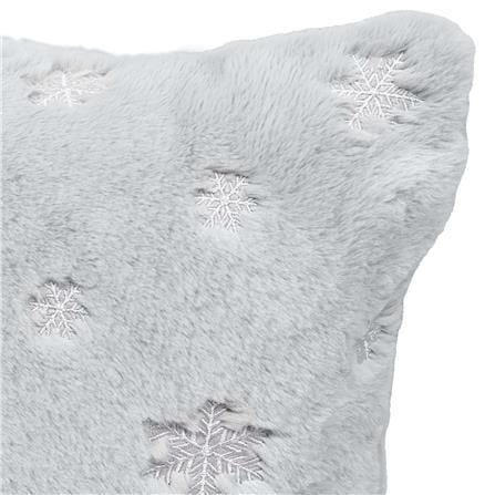 หมอนอิง HOME LIVING STYLE MERRY-SNOW 18X18 นิ้ว สีเทา_4