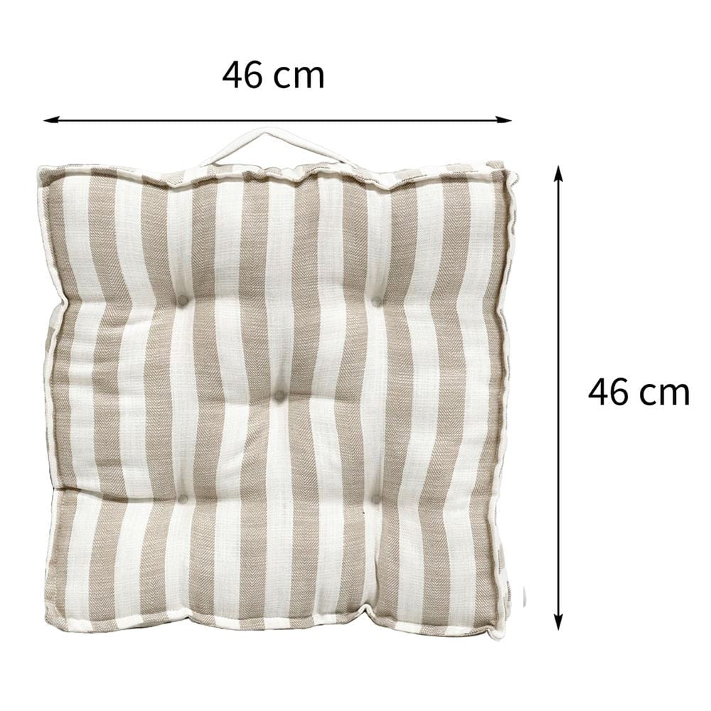 เบาะรองนั่ง HOME LIVING STYLE WAY 18X18 นิ้ว สีน้ำตาล