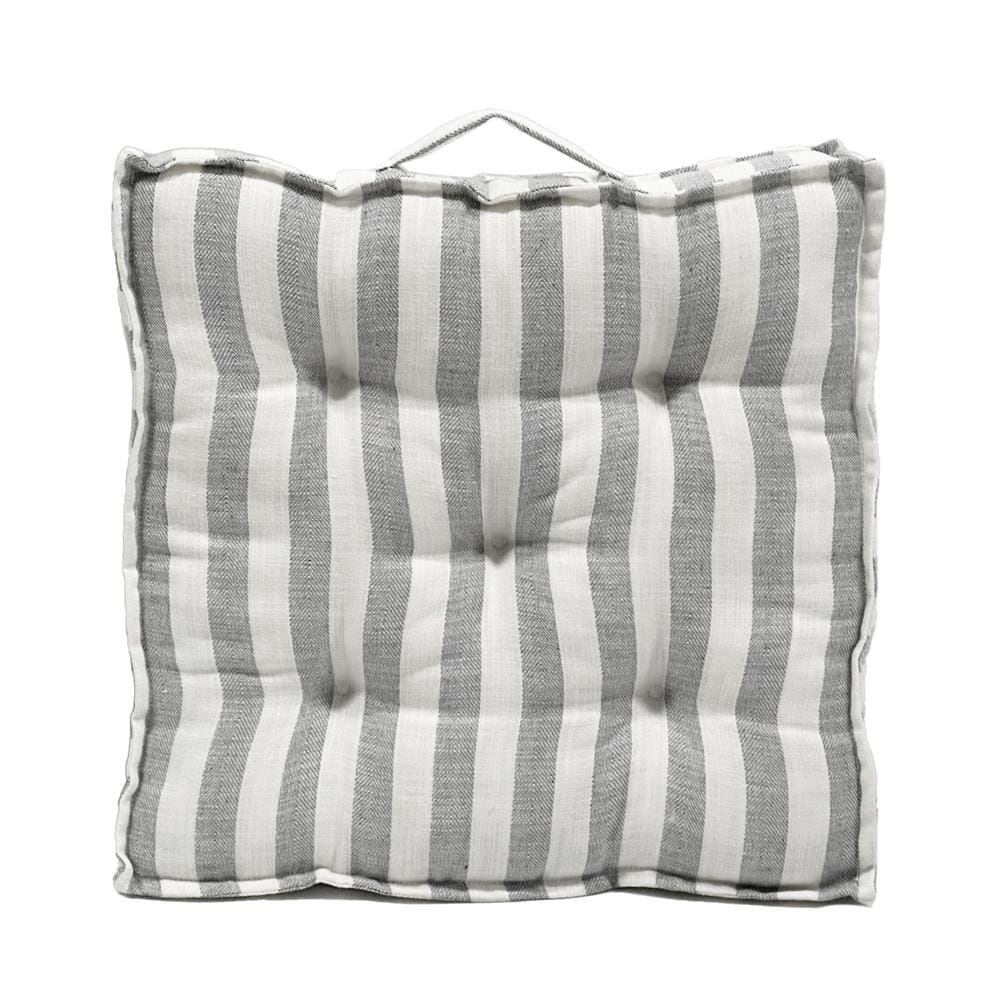 เบาะรองนั่ง HOME LIVING STYLE WAY 18X18 นิ้ว สีเทา