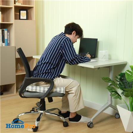 เบาะรองนั่ง HOME LIVING STYLE WAY 18X18 นิ้ว สีเทา_5