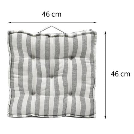 เบาะรองนั่ง HOME LIVING STYLE WAY 18X18 นิ้ว สีเทา_7