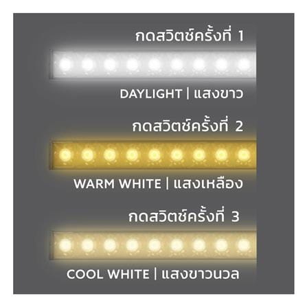 ชุดรางนีออน LED LAMPTAN LINEAR LAMP COLOUR SWITCH LINE 50 วัตต์ DAYLIGHT/WARM WHITE/COOL WHITE_10
