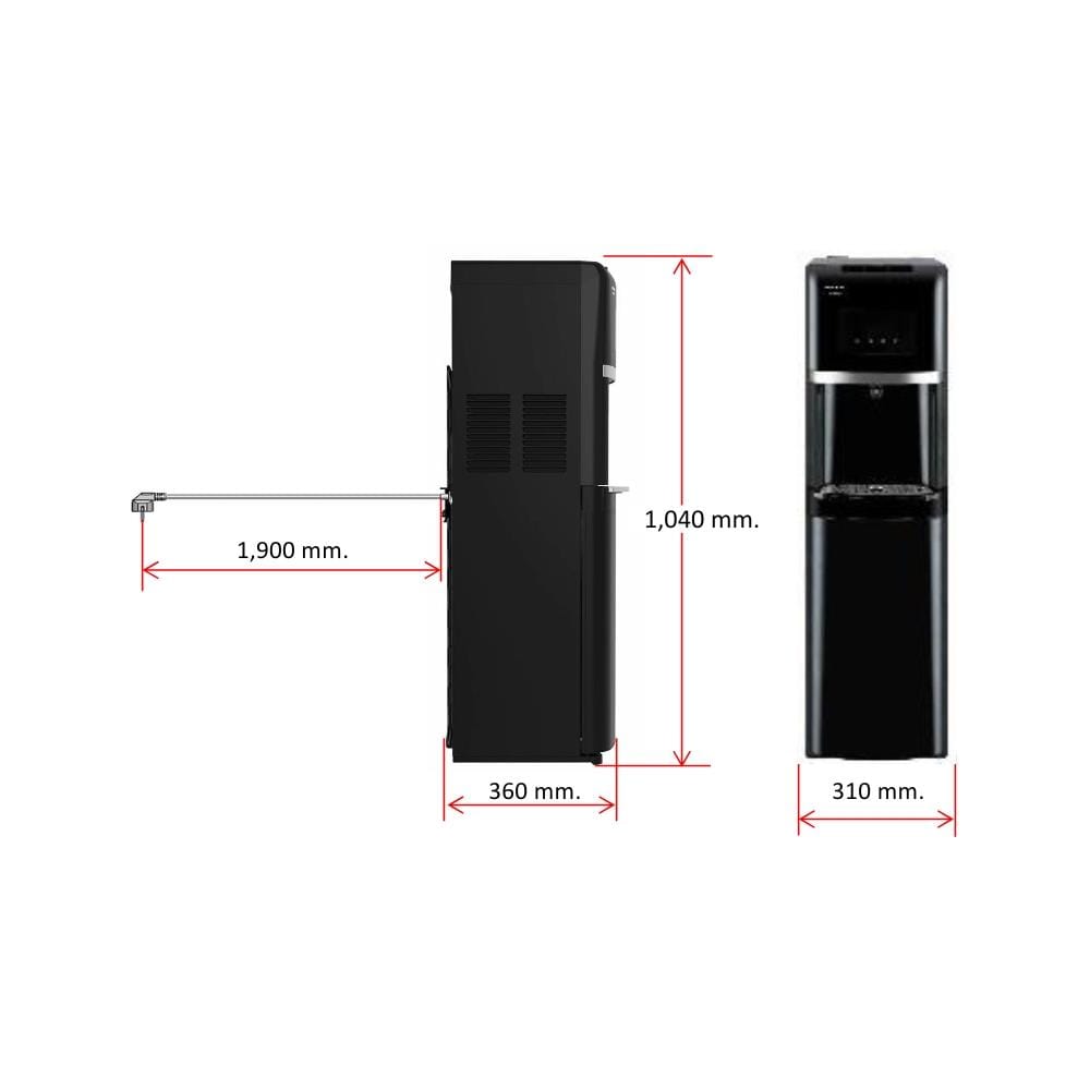 ตู้น้ำดื่ม HITACHI HWD-B30000BKOAS สีดำ