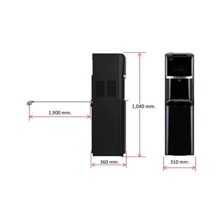 ตู้น้ำดื่ม HITACHI HWD-B30000BKOAS สีดำ_5