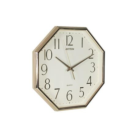 นาฬิกาแขวน RHYTHM CMG840BR18 10 นิ้ว สีทอง_1