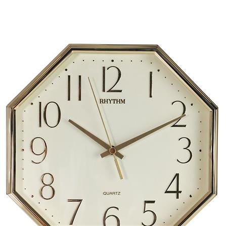 นาฬิกาแขวน RHYTHM CMG840BR18 10 นิ้ว สีทอง_2
