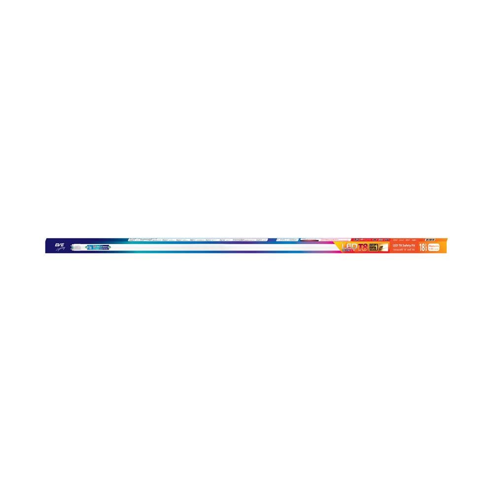 หลอด LED EVE T8 SAFETY FIT DE 18 วัตต์ WARM WHITE G13