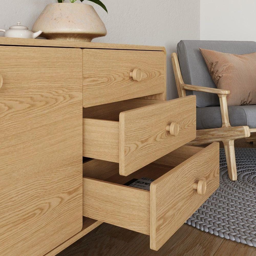ตู้วางทีวี SB FURNITURE HAGI 19218455 150 ซม. สีไม้อ่อน