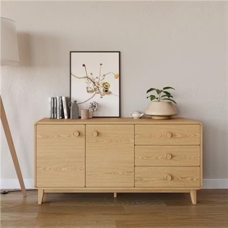 ตู้วางทีวี SB FURNITURE HAGI 19218455 150 ซม. สีไม้อ่อน_4