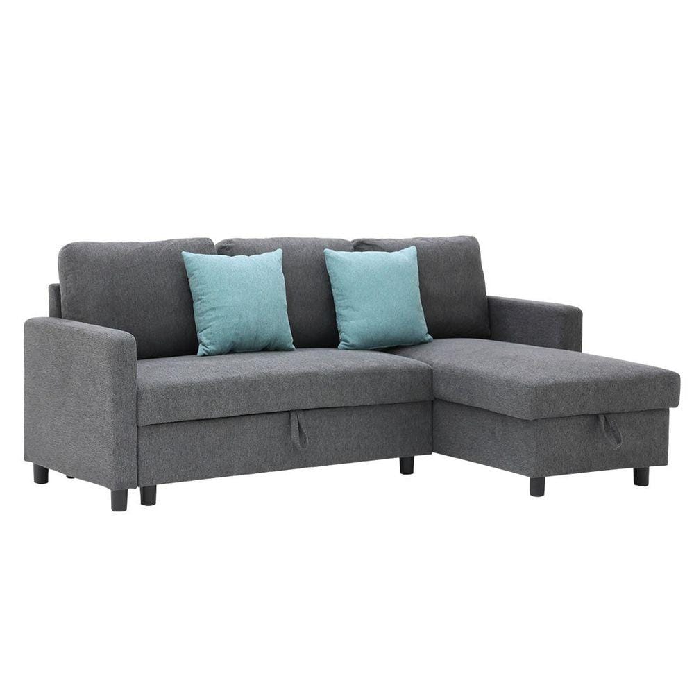โซฟาเข้ามุม KONCEPT NETISA 19224322 สีเทาเข้ม