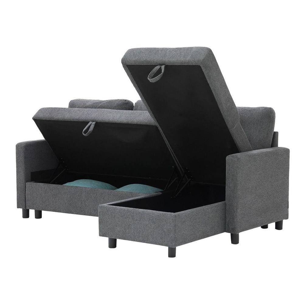 โซฟาเข้ามุม KONCEPT NETISA 19224322 สีเทาเข้ม