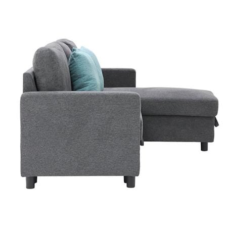 โซฟาเข้ามุม KONCEPT NETISA 19224322 สีเทาเข้ม_2
